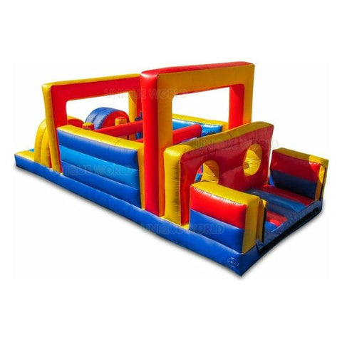 Unique World Inflatable Bouncers 12'H Rainbow Inflatable Obstacle Course by Unique World 781880224907 4017 12'H Rainbow Inflatable Obstacle Course by Unique World SKU# 4017