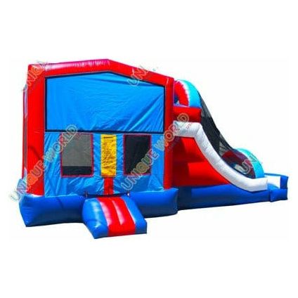 Unique World Inflatable Bouncers 14'H Patriotic Module Moonwalk Slide Combo by Unique World 14'H Patriotic Module Moonwalk Slide Combo by Unique World SKU#3014D/ 3014D-POOL