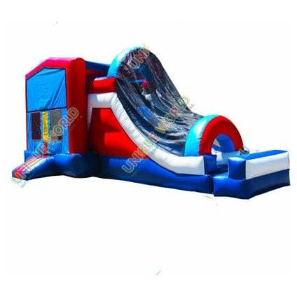 Unique World Inflatable Bouncers 14'H Patriotic Module Moonwalk Slide Combo by Unique World 14'H Patriotic Module Moonwalk Slide Combo by Unique World SKU#3014D/ 3014D-POOL