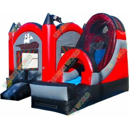 14'H Pirate Bounce House Slide Combo by Unique World SKU# 3040D