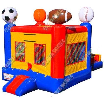 14'H Sport Compact Combo Bounce House by Unique World SKU# MC010D