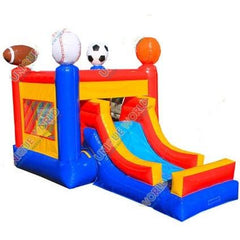 14'H Sport Compact Combo Bounce House by Unique World SKU# MC010D