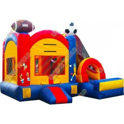 Unique World Inflatable Bouncers 14'H Sports Jumper And Slide Combo by Unique World 14'H Sports Jumper And Slide Combo by Unique World SKU# 3017D/ 3017D-POOL