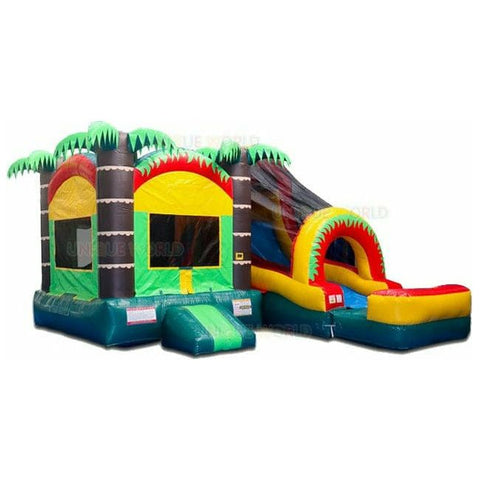 Unique World Inflatable Bouncers 14'H Tropical Jumper Slide Combo by Unique World 14'H Tropical Jumper Slide Combo by Unique World SKU# 3020D/ 3020D-POOL