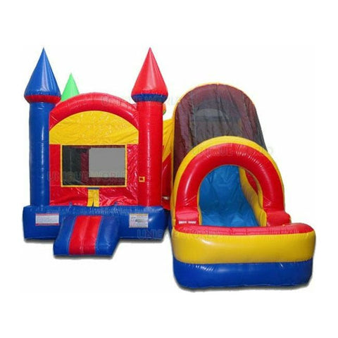 Unique World Inflatable Bouncers 15'H Castle Dry Slide Combo Moon Jump by Unique World 15'H Castle Dry Slide Combo Moon Jump SKU# 3022D/ 3022D-POOL