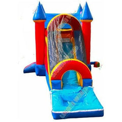 15'H Castle Jumper Wet Dry Slide Combo by Unique World