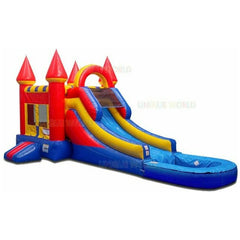 Unique World Inflatable Bouncers 15'H Castle Wet Dry Jumper Slide Combo by Unique World 781880229971 MC007P 15'H Castle Wet Dry Jumper Slide Combo by Unique World SKU# MC007P