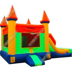 15'H Double Lane Slide Bounce House Combo by Unique World