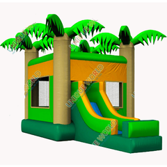 Unique World Inflatable Bouncers 15'H Front Load Tropical Combo by Unique World 15'H Front Load Tropical Combo by Unique World SKU# 3060D