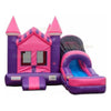 Image of Unique World Inflatable Bouncers 15'H Pink And Purple Castle Combo With Slide by Unique World 15'H Pink And Purple Castle Combo With Slide by Unique World SKU# 3042D/ 3042D-POOL