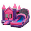 Image of Unique World Inflatable Bouncers 15'H Pink And Purple Castle Combo With Slide by Unique World 15'H Pink And Purple Castle Combo With Slide by Unique World SKU# 3042D/ 3042D-POOL