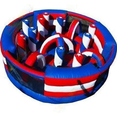 Unique World Water Parks & Slides 6'H Compact Indoor Moon Bounce Obstacle Course by Unique World 781880209638 2034 6'H Compact Indoor Moon Bounce Obstacle Course Unique World SKU# 2034