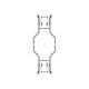 Replacement Leg Set for Banquet Folding Table (2 Piece, Pair)