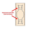Image of Replacement Leg Set for Banquet Folding Table (2 Piece, Pair)