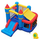 Inflatable Bounce House for Kids with Ocean Ball Football and Basketball for Birthday Party Carnival