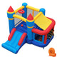 Inflatable Bounce House with Slide Ball Pit & Games and 550W Blower for Kids Party