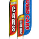 Used Cars Feather Flag