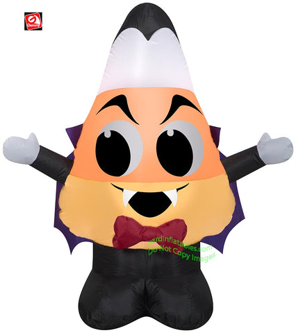3.5' Gemmy Airblown Halloween Candy Corn Vampire