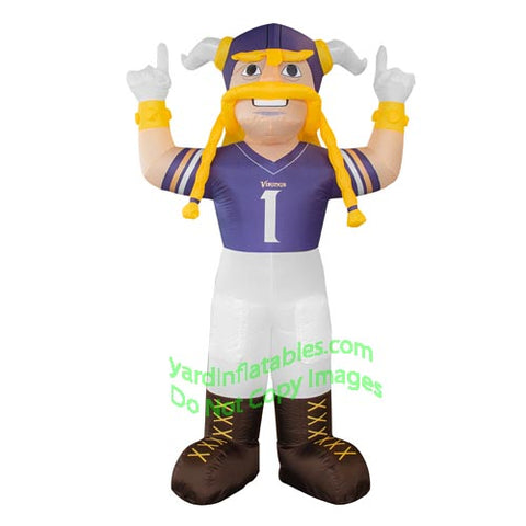 7' Air Blown Inflatable NFL Minnesota Vikings Viktor the Viking Mascot