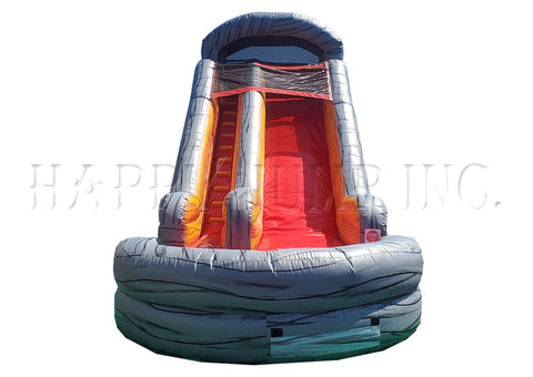 18 Foot Volcano Splash Water Slide - WS8518