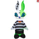 4' Gemmy Airblown Inflatable Halloween Voodoo Rabbit Monster