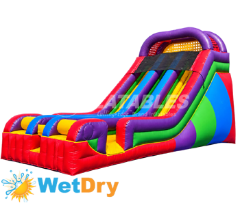 Wacky (18’) Dual Wet/Dry Slide by Cutting Edge