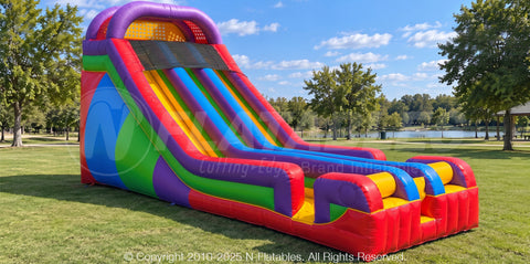 Wacky (18’) Dual Wet/Dry Slide by Cutting Edge