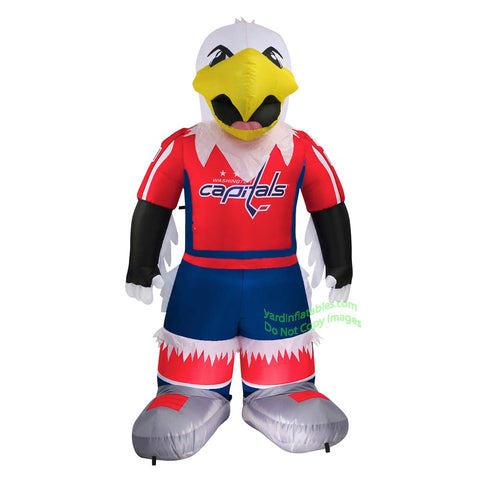7' Air Blown Inflatable NHL Washington Capitals Slapshot Mascot