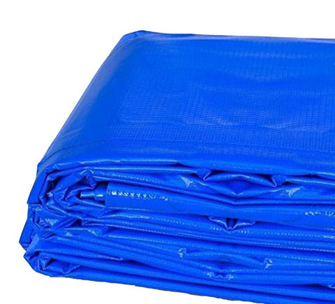 20' x 20' Heavy Duty Waterproof PVC Vinyl Tarp - Blue