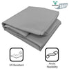 Image of 20' x 40' Heavy Duty Waterproof PVC Vinyl Tarp - Gray