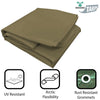Image of 10' x 20' Heavy Duty Waterproof PVC Vinyl Tarp - Green