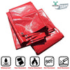 Image of 15' x 15' Heavy Duty Waterproof PVC Vinyl Tarp - Red