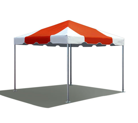 10x10 Premium West Coast Frame Party Tent - Red Canopy Tent for Events