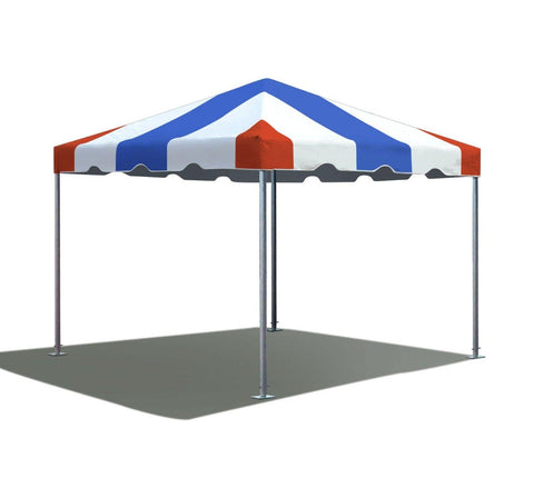 10' x 10' Weekender West Coast Frame Party Tent - Red White and Blue