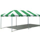 10' x 20' Premium West Coast Frame Party Tent - Green and White