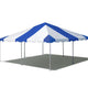 20' x 20' Premium West Coast Frame Party Tent - Blue and White