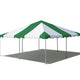 20' x 20' Premium West Coast Frame Party Tent - Green and White