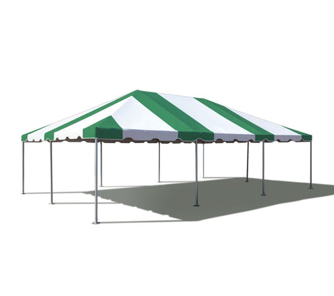20' x 30' Premium West Coast Frame Party Tent - Green and White