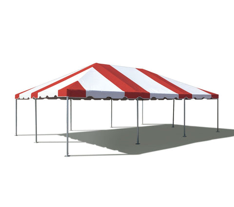 20' x 30' Premium West Coast Frame Party Tent - Red and White