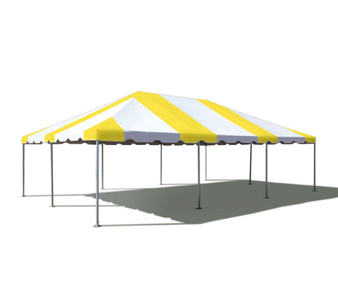 20' x 30' Premium West Coast Frame Party Tent - Yellow and White