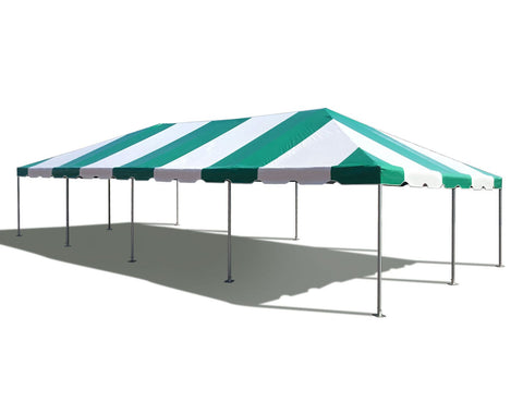 20' x 40' Premium West Coast Frame Party Tent - Green and White