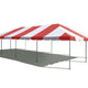 20' x 40' Premium West Coast Frame Party Tent - Red and White