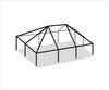 Image of 30' x 45' Replacement West Coast Tent Frame Only, Single Tube