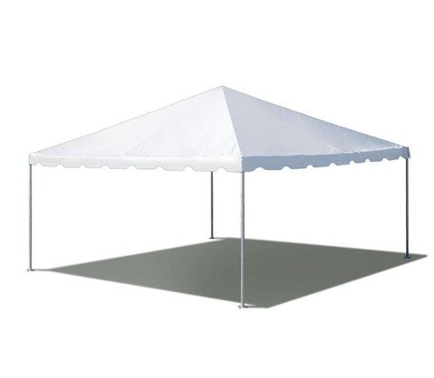 15' x 15' Premium West Coast Frame Party Tent - White, 2 Piece Sectional