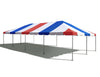 Image of 20' x 40' Premium West Coast Frame Party Tent - Red, White and Blue Translucent Top
