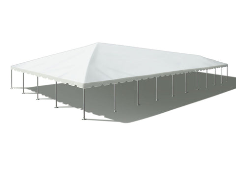 40' x 100' Premium Twin Tube West Coast Frame Party Tent - White