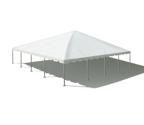 40' x 40' Premium Twin Tube West Coast Frame Party Tent - White