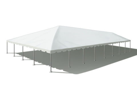 40' x 80' Twin Tube West Coast Frame Party Tent White by Party Tents