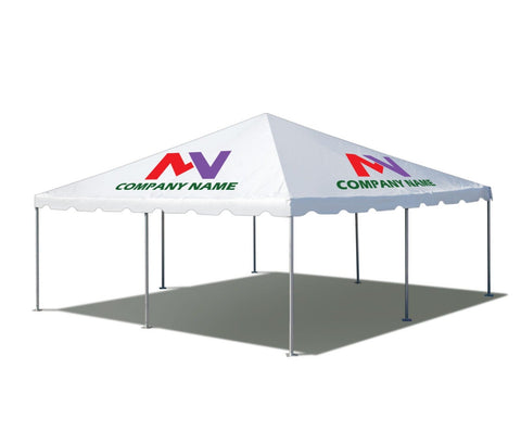 20' x 20' Premium West Coast Frame Party Tent - Custom