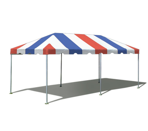 10' x 20' Weekender Frame Tent - Red White and Blue
